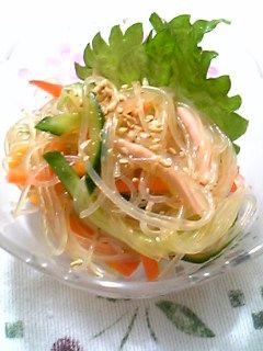 さっぱり中華風春雨サラダ-レシピのメイン写真