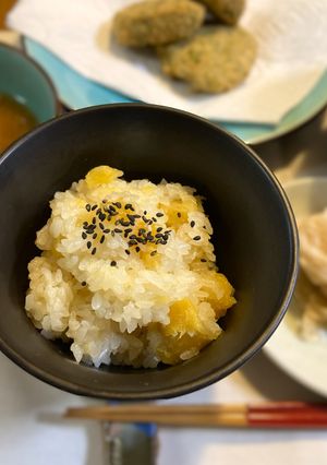 干し芋おこわ　浸水不要炊飯器ですぐ出来る-レシピのメイン写真