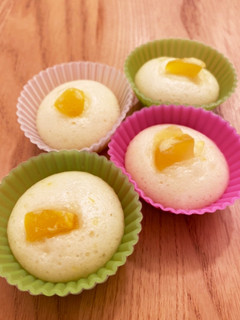栗きんとんで蒸しパン-レシピのメイン写真