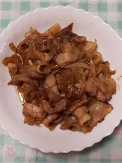 簡単♬︎♡豚バラ肉のしょうが焼き-レシピのメイン写真
