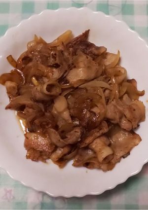 簡単♬︎♡豚バラ肉のしょうが焼き-レシピのメイン写真