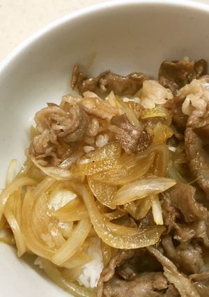 牛丼-レシピのメイン写真