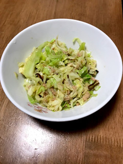 レンチン塩昆布入りキャベツとツナ和え-レシピのメイン写真