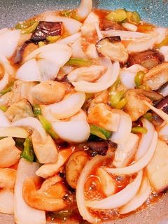 鶏胸肉と野菜の黒酢炒め-レシピのメイン写真
