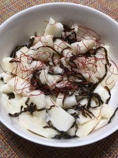 簡単♡シャキシャキ長芋の塩昆布和え-レシピのメイン写真