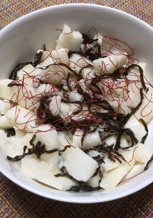 簡単♡シャキシャキ長芋の塩昆布和え-レシピのメイン写真