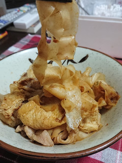 大根の皮でカレーうどん風-レシピのメイン写真