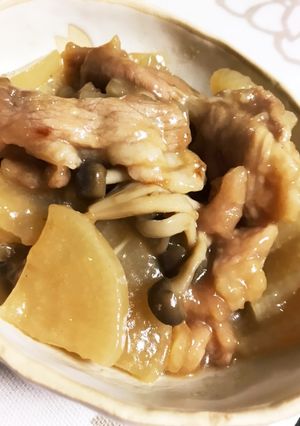 豚バラがないので！豚こま大根♪-レシピのメイン写真