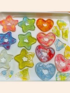 100均のシリコン型で琥珀糖(*^^*)-レシピのメイン写真