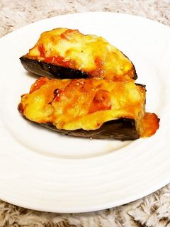 なすと野菜とチーズのピザ風焼き♪-レシピのメイン写真