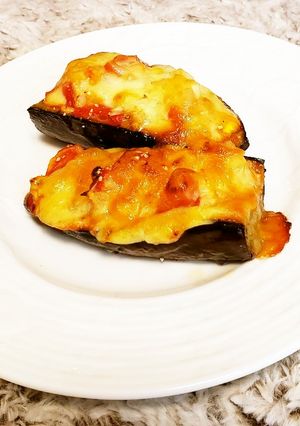 なすと野菜とチーズのピザ風焼き♪-レシピのメイン写真