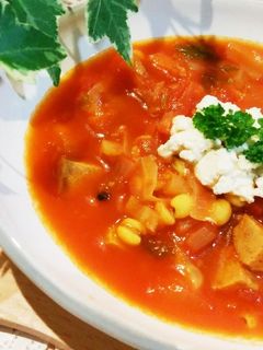 野菜たっぷりミネストローネ-レシピのメイン写真