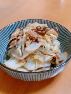 ごはんが進む♡白菜浅漬けのツナ塩こん炒め-レシピのメイン写真