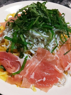 しらすと大葉のペペロンチーノ-レシピのメイン写真