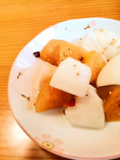 柿とカブのピクルス-レシピのメイン写真