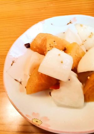 柿とカブのピクルス-レシピのメイン写真