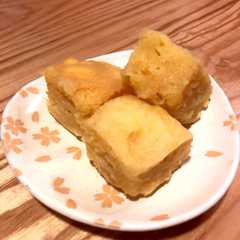 รูปของ ホットケーキミックスでりんご蒸しケーキ★
