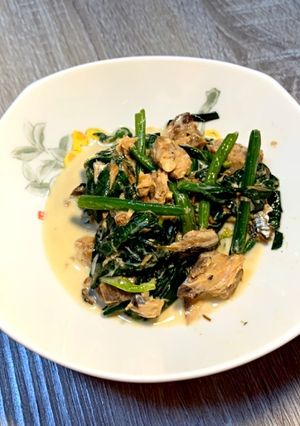 サバ缶ほうれん草-レシピのメイン写真