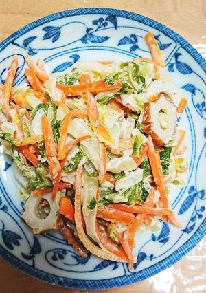 白菜とちくわのゴママヨ和え-レシピのメイン写真