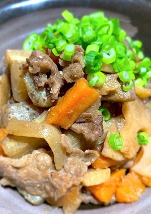 牛肉と根菜の山椒煮-レシピのメイン写真