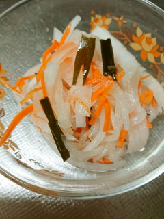 ★だし昆布入り 大根と人参のなます-レシピのメイン写真