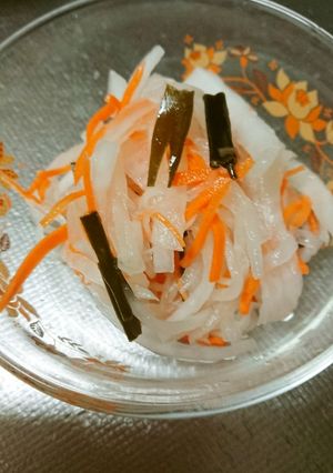 ★だし昆布入り　大根と人参のなます-レシピのメイン写真