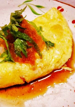 納豆オムレツ-レシピのメイン写真