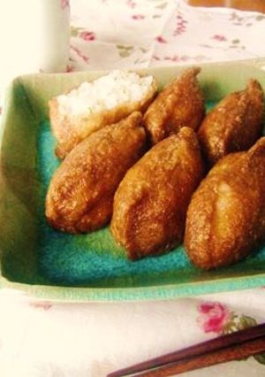 アーモンド入り☆お稲荷さん-レシピのメイン写真