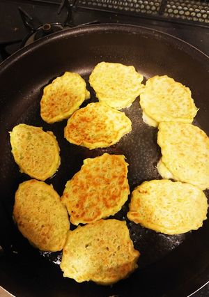 離乳食後期～納豆キャベツ豆腐のお好み焼き-レシピのメイン写真