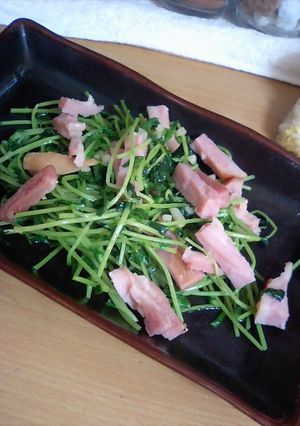 豆苗を洋風にいただきましょう♪-レシピのメイン写真