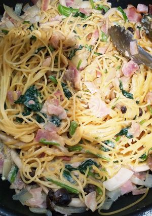 豆乳クリームパスタ-レシピのメイン写真