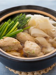 【aff】鶏団子とひらひら大根鍋-レシピのメイン写真