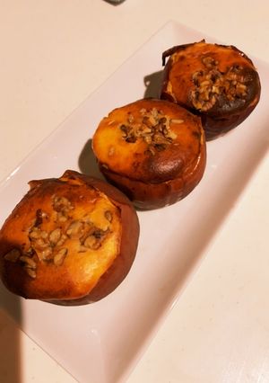 低糖質 りんごの丸ごとチーズケーキ-レシピのメイン写真