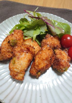 梅肉と豆腐の落とし揚げ-レシピのメイン写真
