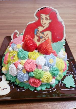 お姫様のケーキ♪-レシピのメイン写真