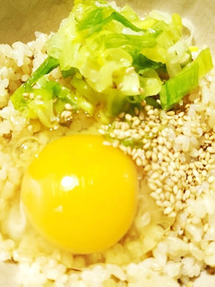 玄米ご飯卵かけご飯-レシピのメイン写真