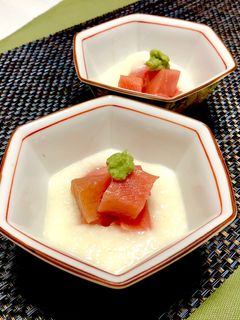 まぐろのとろろ掛け*わさびで-レシピのメイン写真