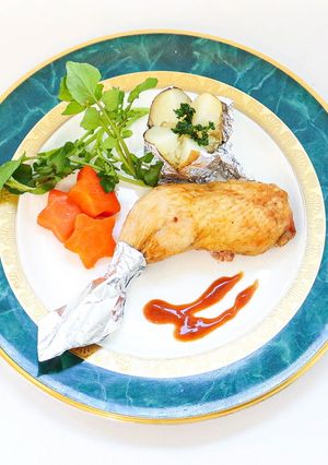 ローストチキン-レシピのメイン写真