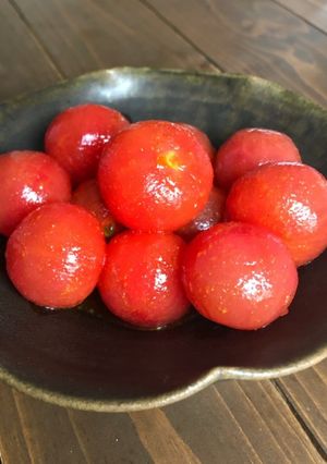 簡単！美味しい！トマトのカレーマリネ-レシピのメイン写真