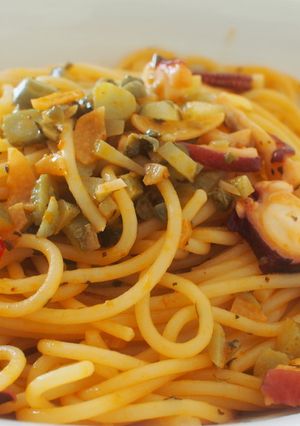 タコのさっぱりケチャマヨパスタ-レシピのメイン写真