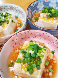 揚げ玉あんかけ豆腐-レシピのメイン写真