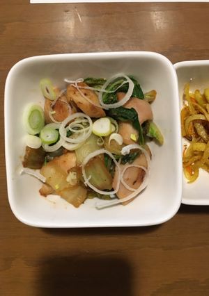 下味冷凍で！鶏もも白菜味噌炒め-レシピのメイン写真