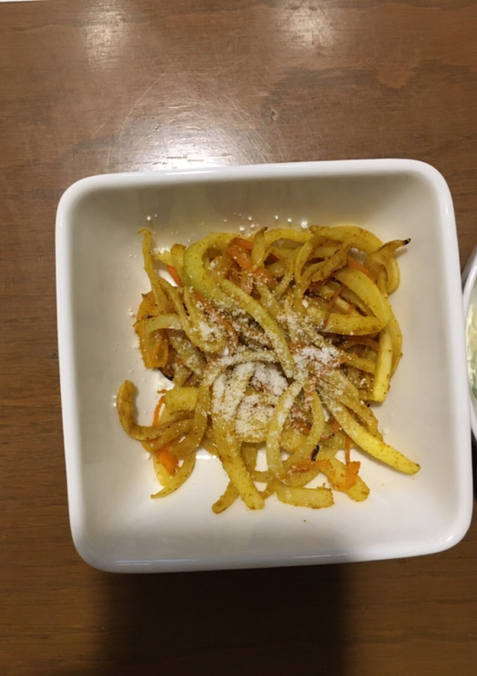 大根の皮で！簡単カレー炒め-レシピのメイン写真