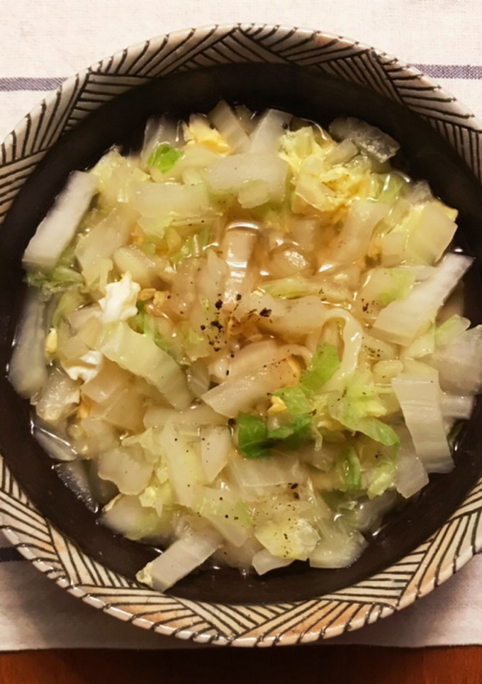 白菜の旨味、卵とじうどん-レシピのメイン写真