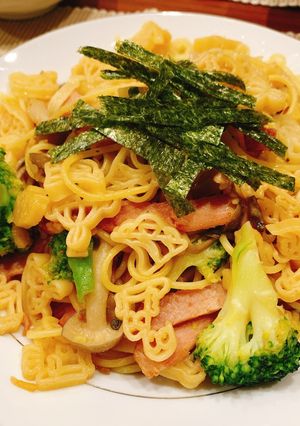 絶品!ベーコンしめじの和風パスタ-レシピのメイン写真