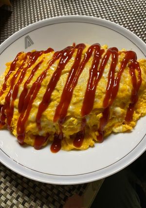 ボリュームたっぷり　オムライス-レシピのメイン写真