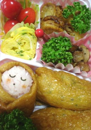 キャラ弁♪赤ちゃん稲荷寿司-レシピのメイン写真