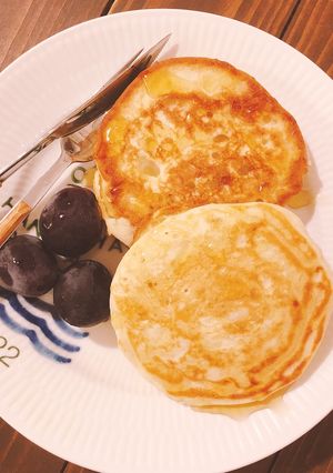 簡単混ぜるだけ米粉のパンケーキ-レシピのメイン写真