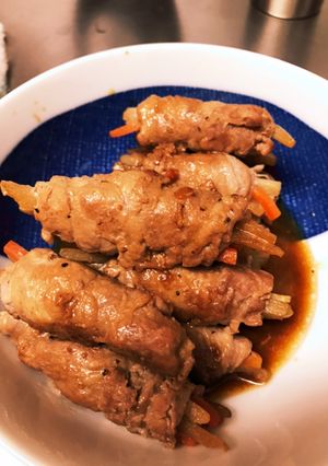 にんじんとごぼうの肉巻き-レシピのメイン写真