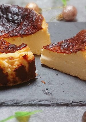 バスクチーズケーキ-レシピのメイン写真